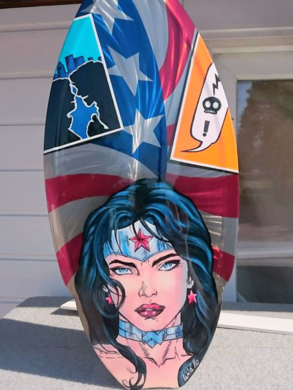 Wonderwoman Auf Metal