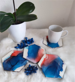 Untersetzerblaurot